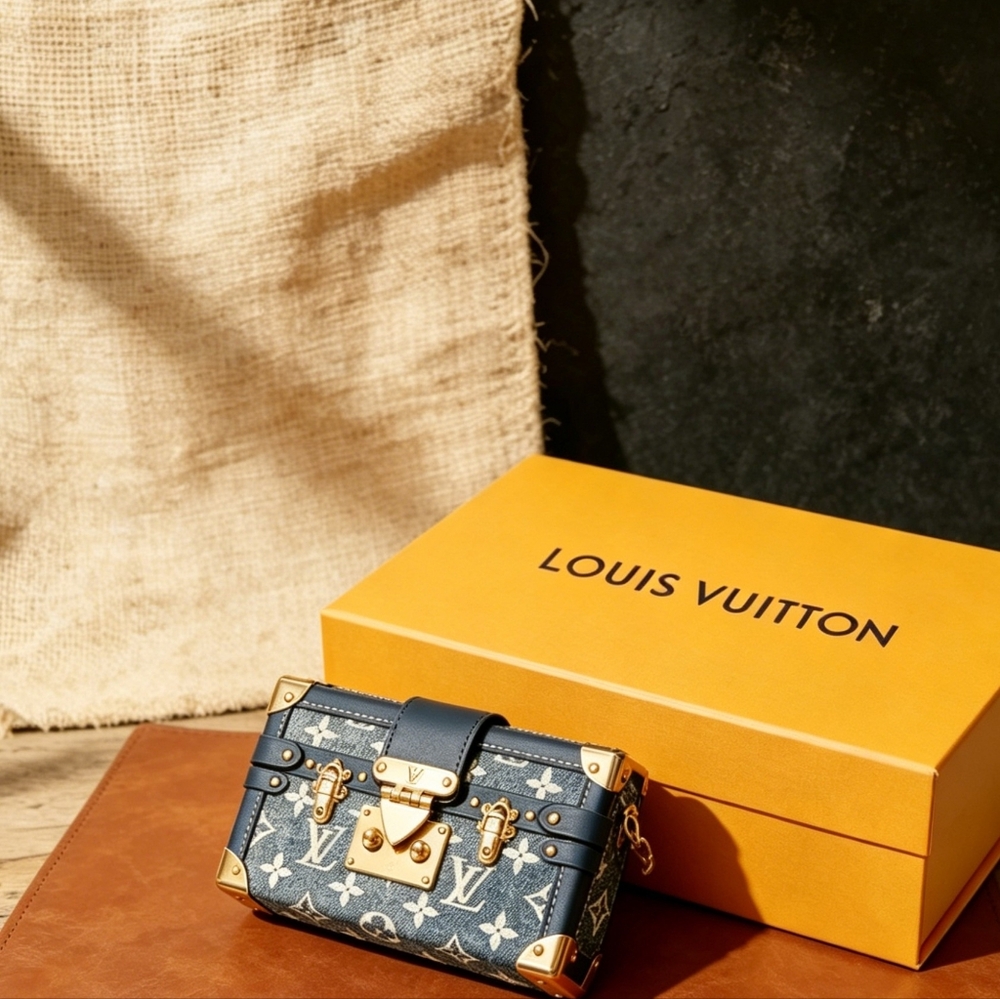Louis Vuitton Petite Malle Monogram Jacquard Denim - Picture 7 of 7